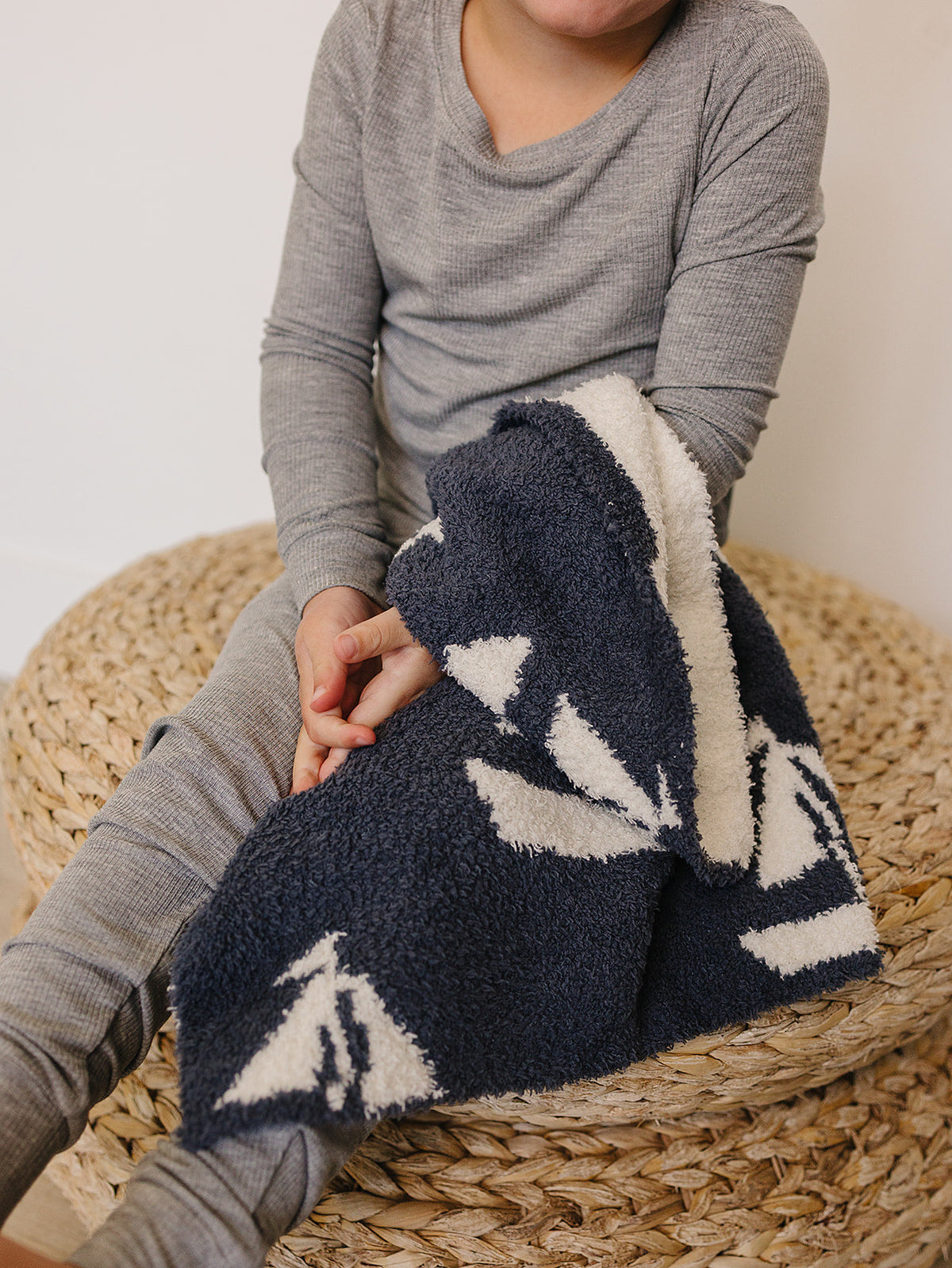 Three Little Tots Sailboat Plush Blanket, second additional photo