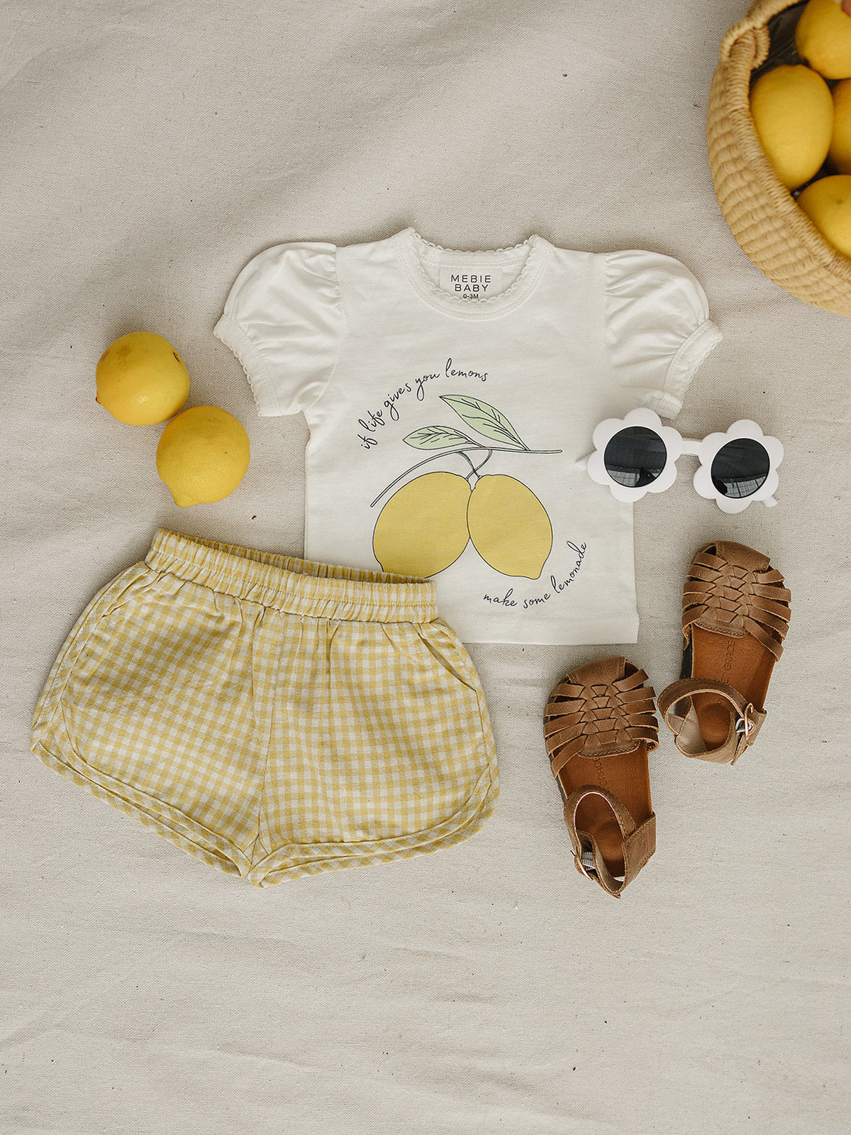 Three Little Tots Lemon Tee, additional view