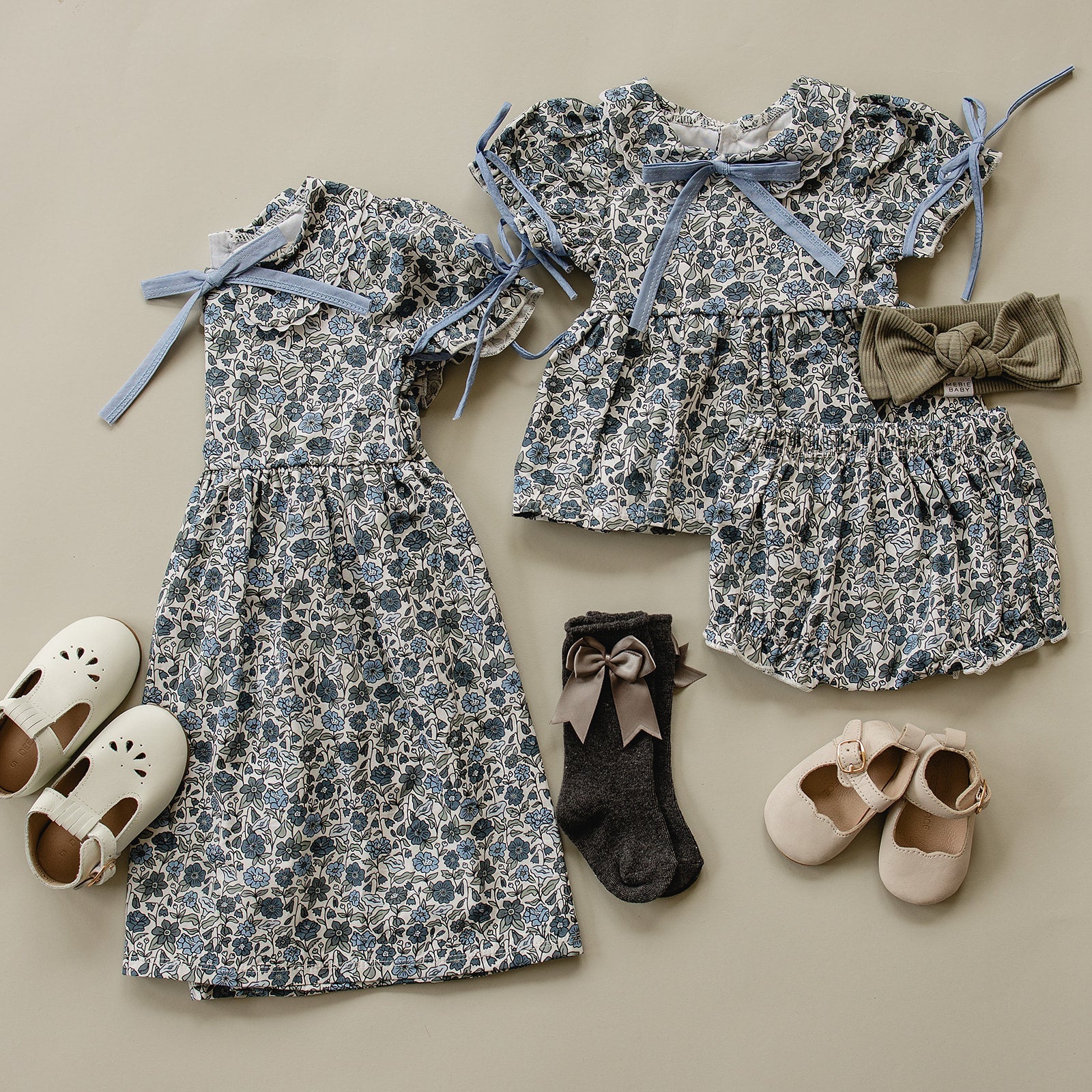 Three Little Tots Mebie High Rise Bow Socks, additional product photo