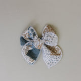 Patchwork Print Hair Bow