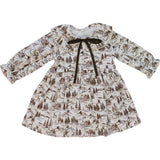 Brown Toile Dress
