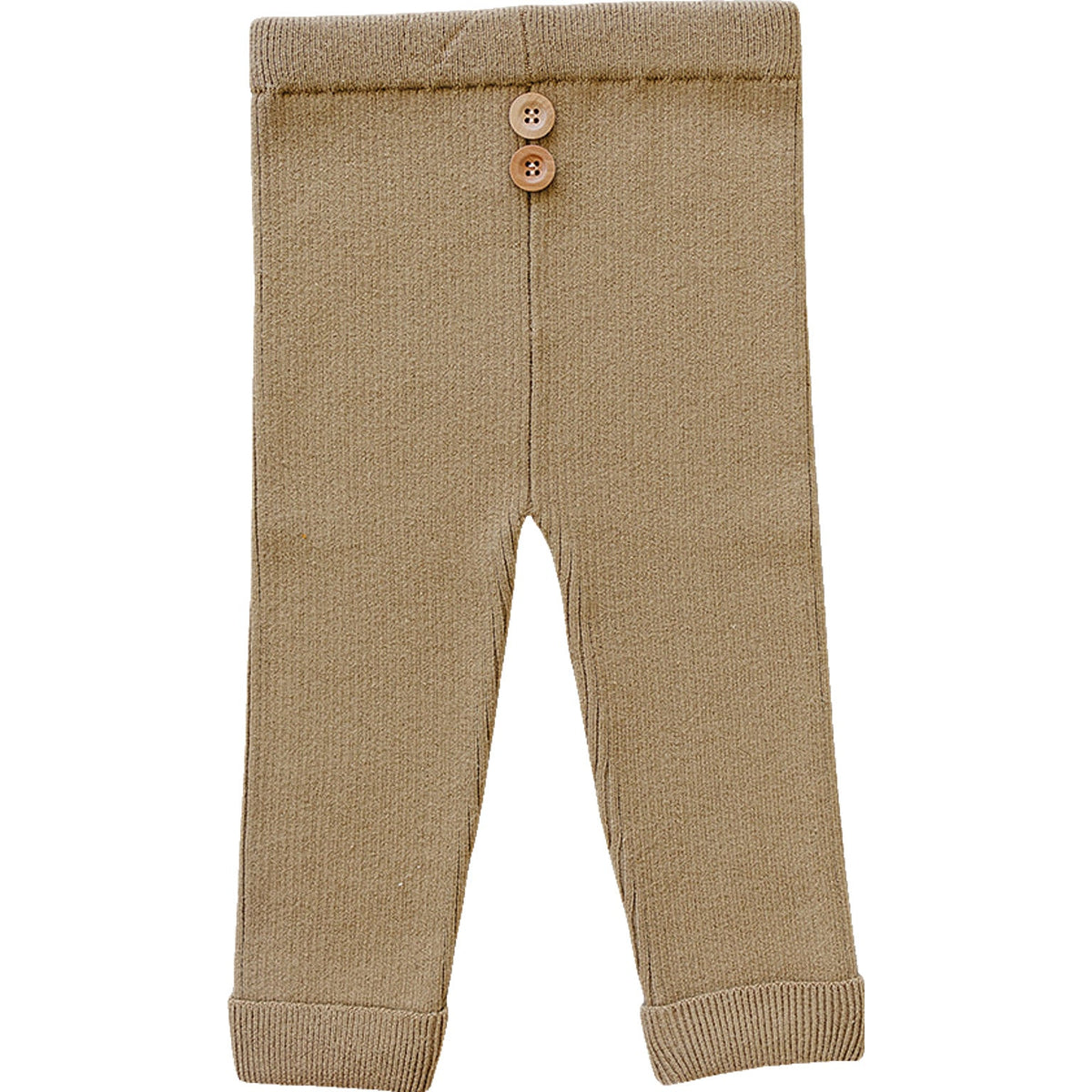 Three Little Tots Toffee Knit Leggings