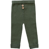Three Little Tots Olive Knit Leggings