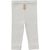 Three Little Tots Cream Knit Leggings