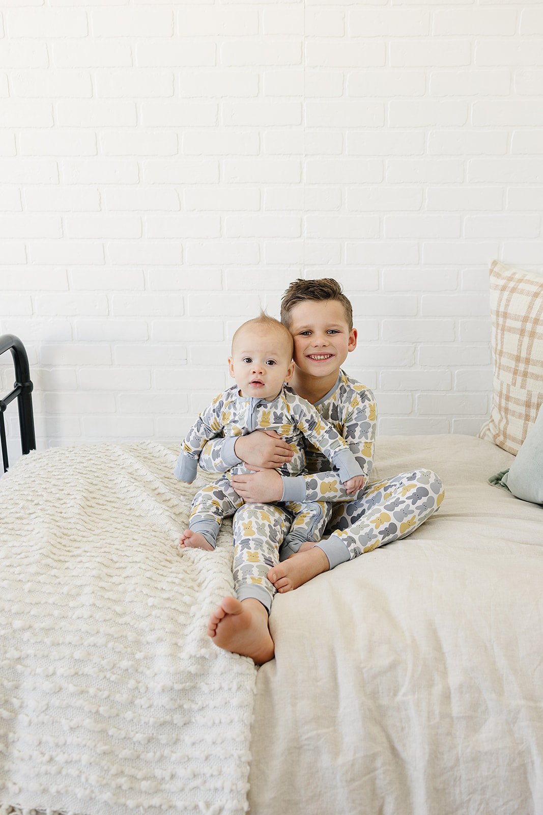 Three Little Tots Dusty Blue Peep Bamboo Cozy Set, additional view