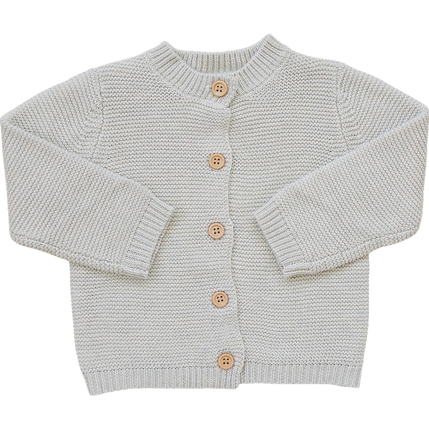 Three Little Tots Oatmeal Knit Button Down Cardigan