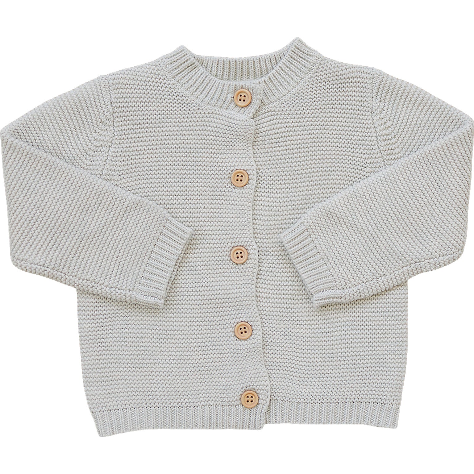Three Little Tots Oatmeal Knit Button Down Cardigan