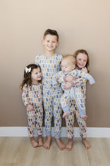 Three Little Tots Dusty Rose Peep Bamboo Cozy Set, another angle