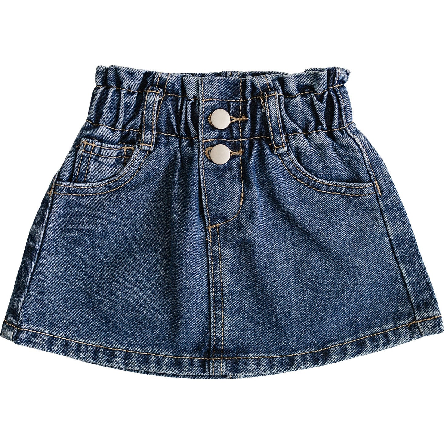 Three Little Tots Dark Wash Denim Skirt