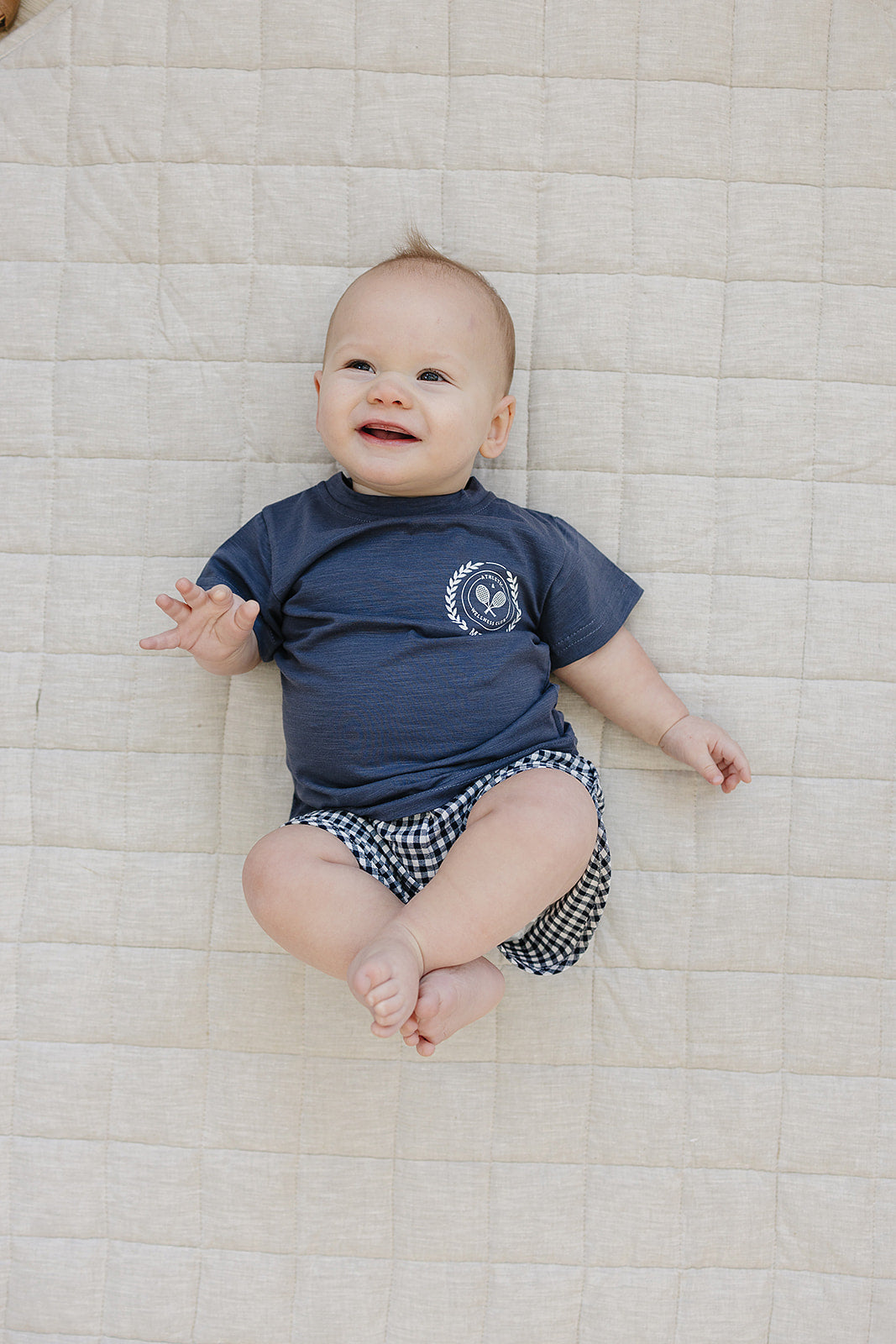 Three Little Tots Athletic Club Tee, alternate angle