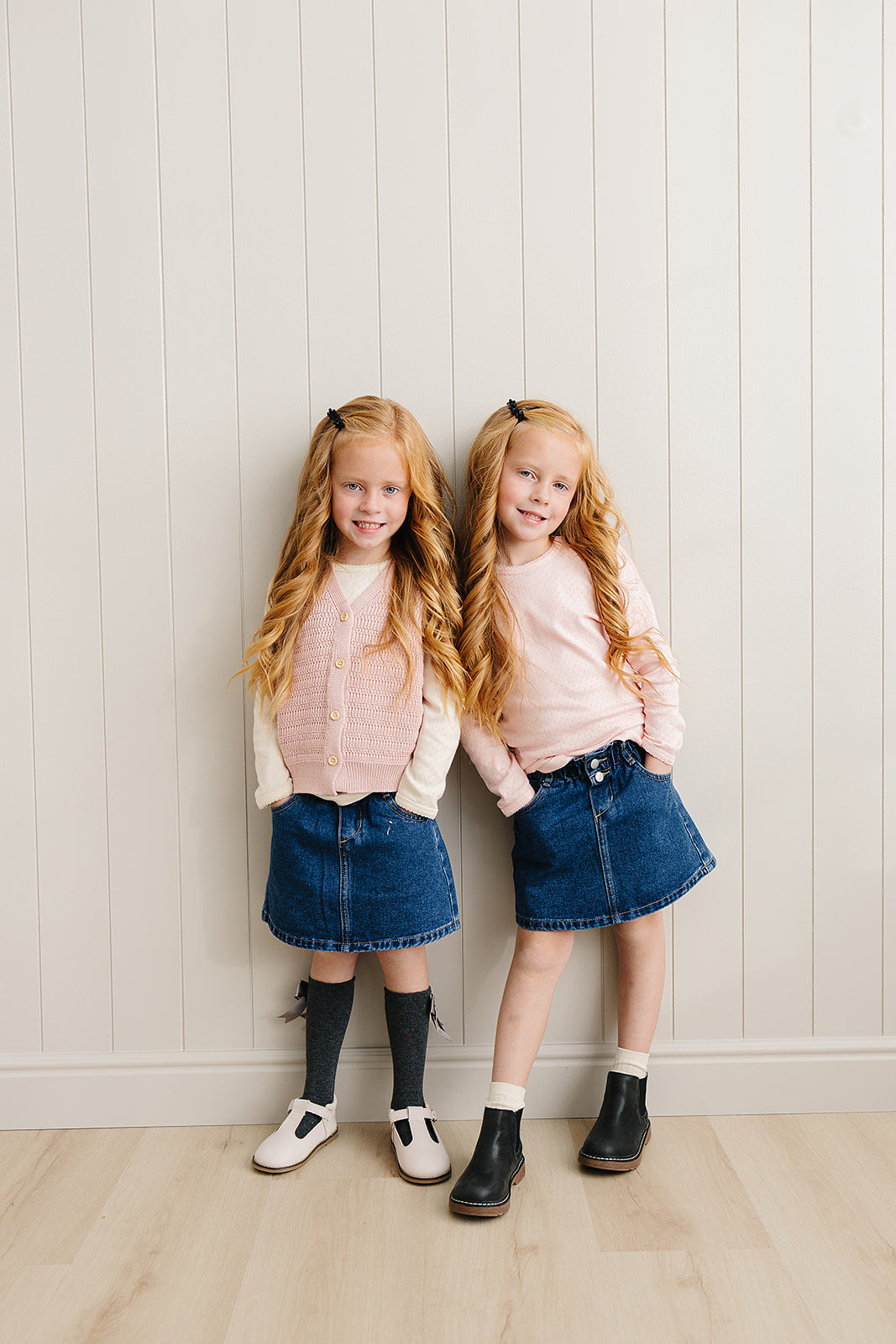 Three Little Tots Dark Wash Denim Skirt, additional view