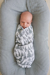 Three Little Tots Forest Muslin Swaddle Blanket, additional product photo