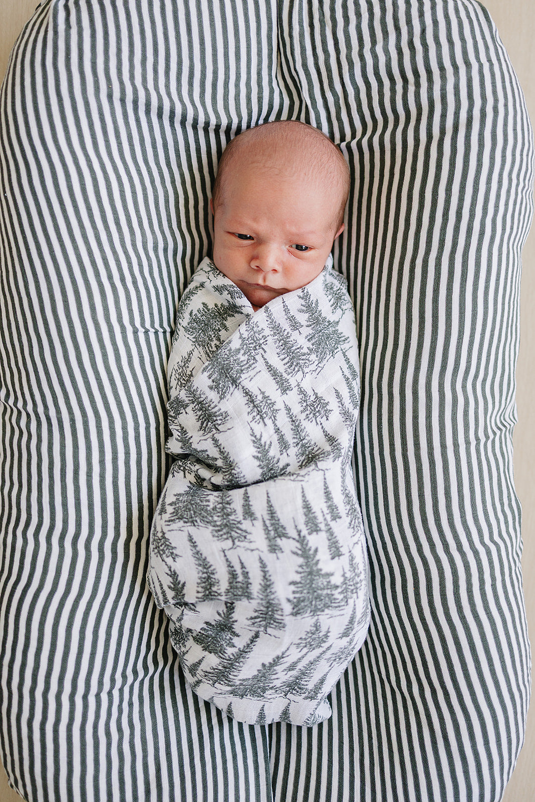 Three Little Tots Forest Muslin Swaddle Blanket, additional product photo