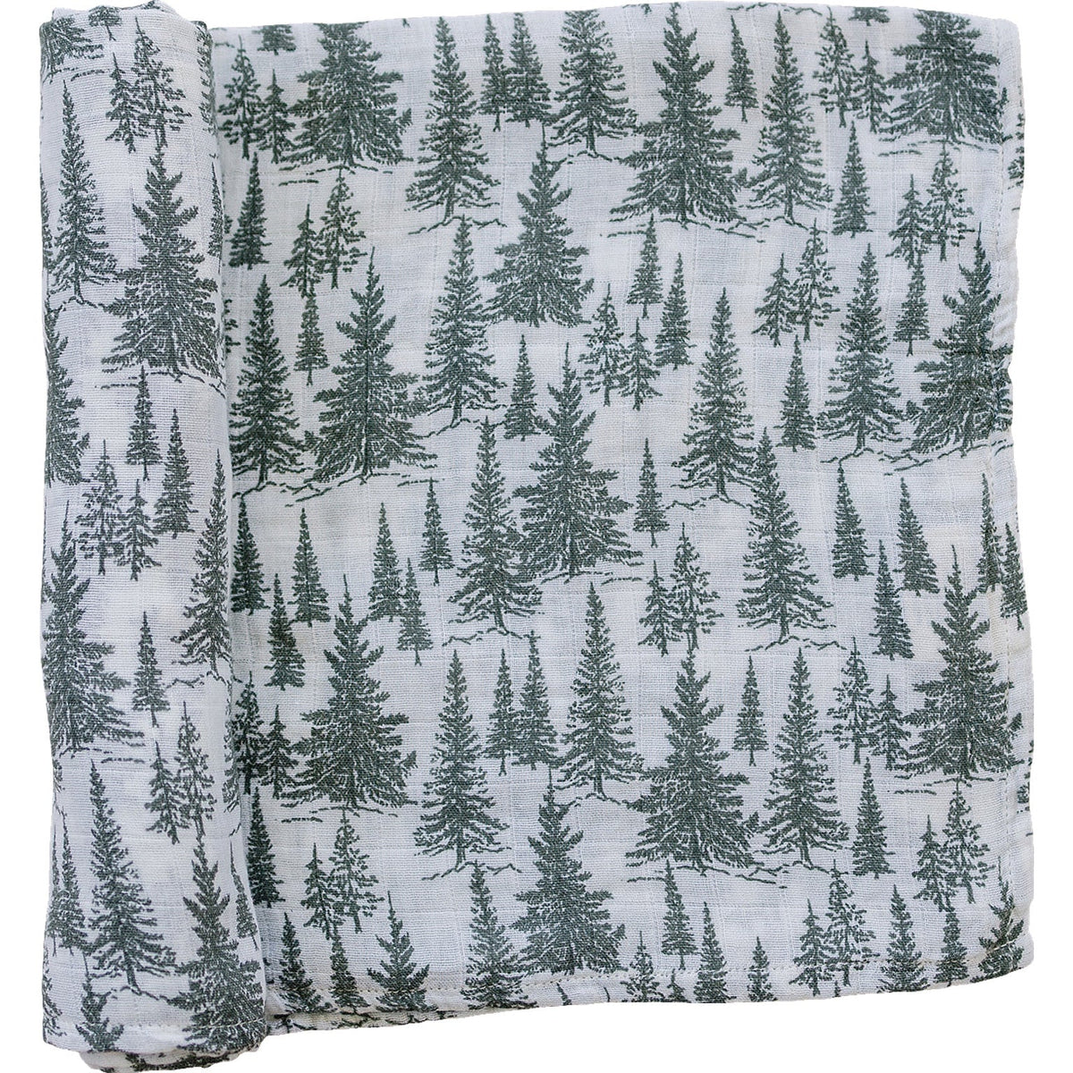 Three Little Tots Forest Muslin Swaddle Blanket