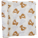 Three Little Tots Teddy Bear Swaddle Blanket
