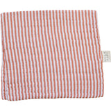 Three Little Tots Pink Stripes Muslin Burp Cloth