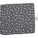 Three Little Tots Olive Bloom Muslin Burp Cloth