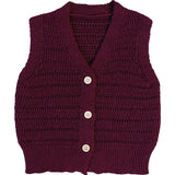 Burgundy Knit Vest