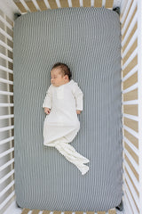 Three Little Tots White Bamboo Knot Gown, additional product photo