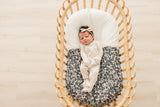 Liberty Floral + Coastal Plaid Lace Muslin Quilt