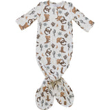 Three Little Tots Outlaw Cowboy Ribbed Bamboo Knot Gown