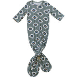 Three Little Tots Southwest Aztec Ribbed Bamboo Knot Gown