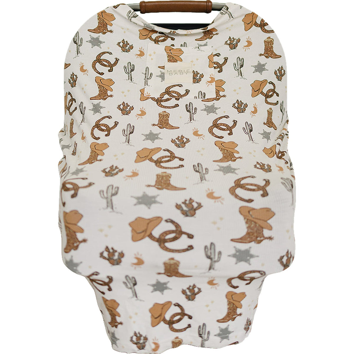 Three Little Tots Outlaw Cowboy Ribbed Bamboo Multi-Use Cover