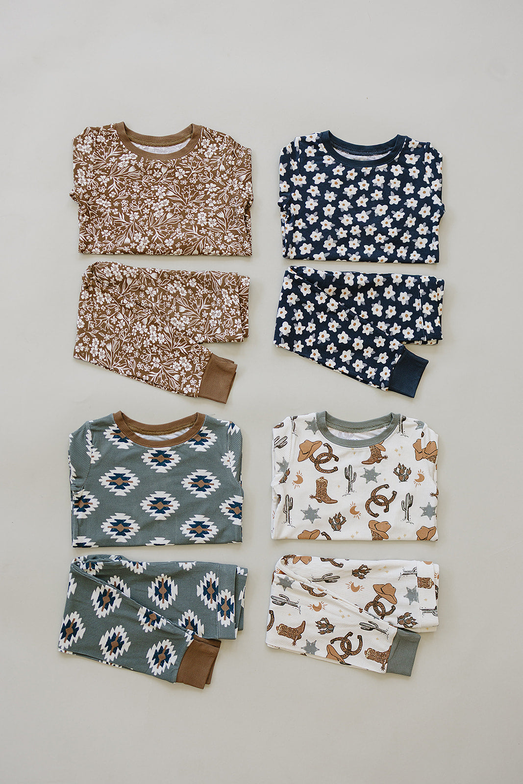 Outlaw Cowboy Ribbed Bamboo Cozy Set
