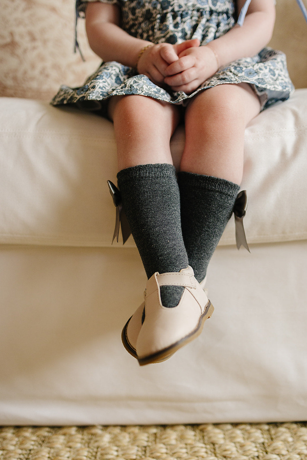 Three Little Tots Mebie High Rise Bow Socks, tenth additional photo