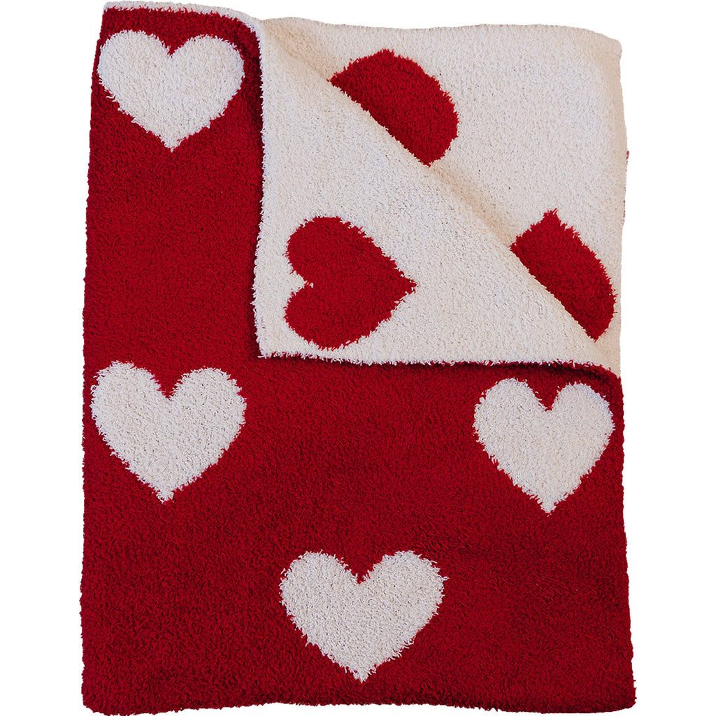 Hearts Plush Blanket