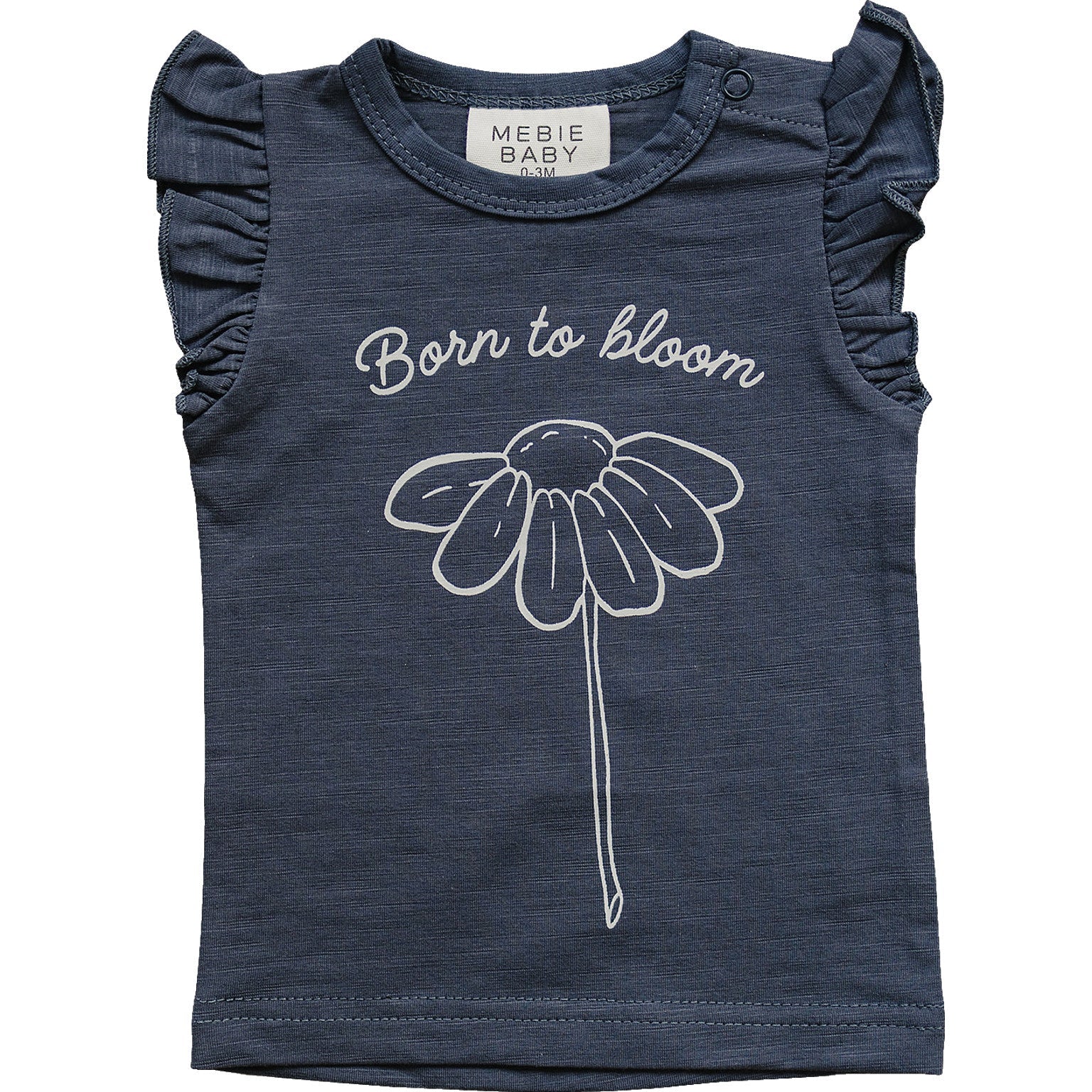 Three Little Tots Born to Bloom Ruffle Tee