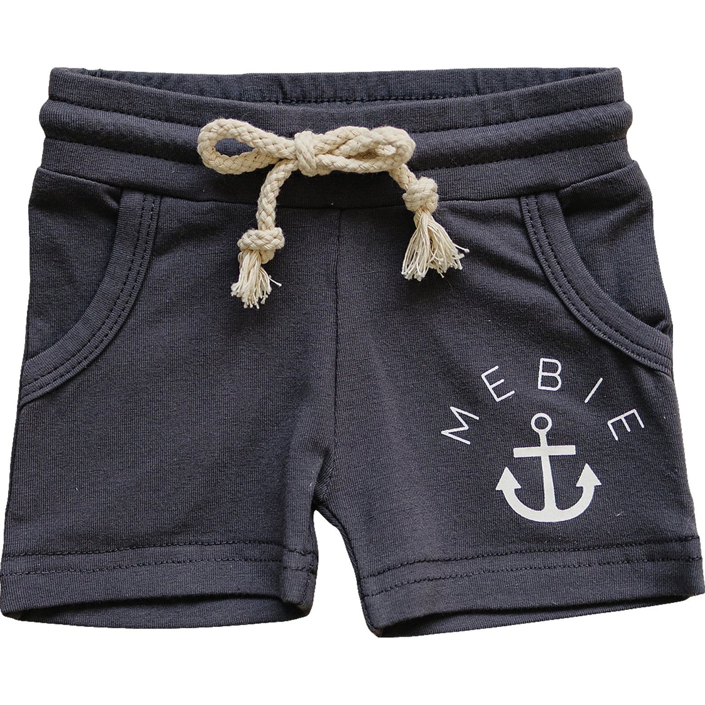 Three Little Tots Slate Anchor Pocket Shorts