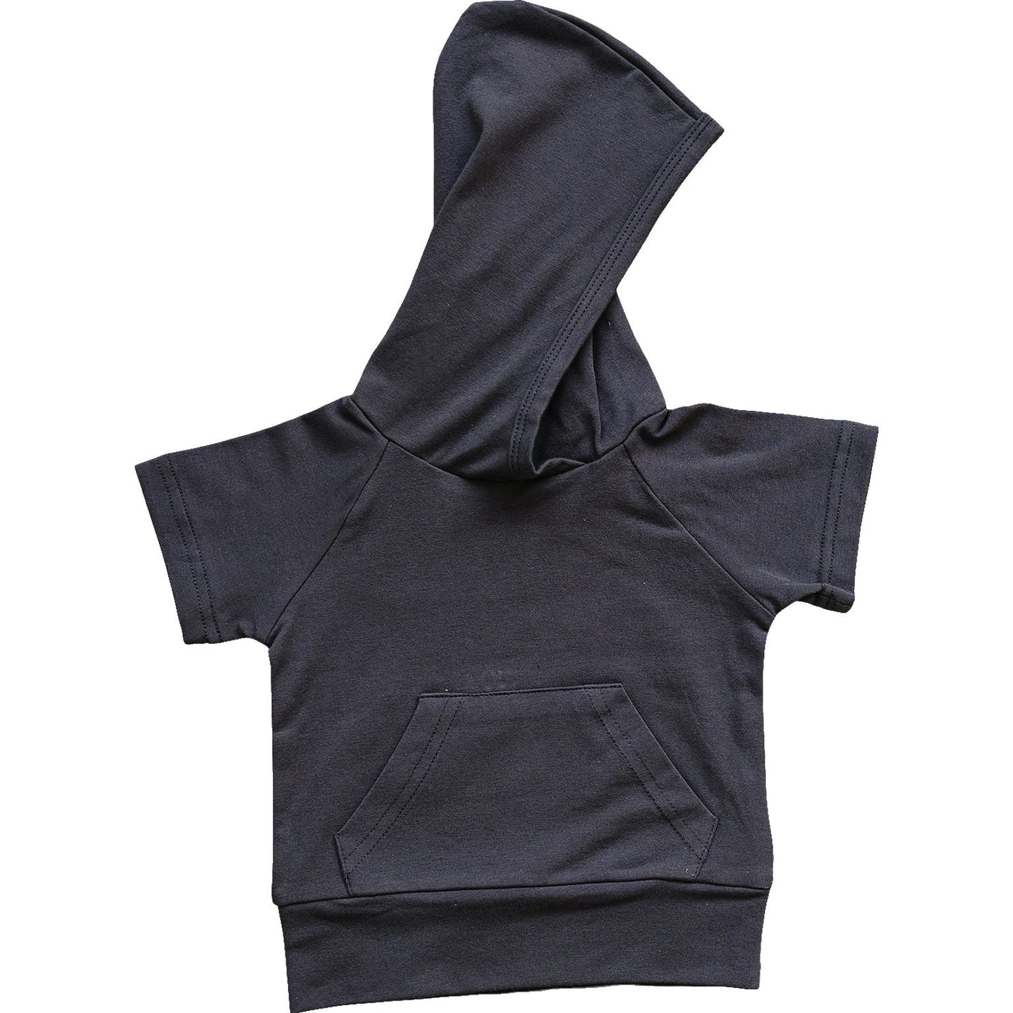 Three Little Tots Slate Hooded Tee