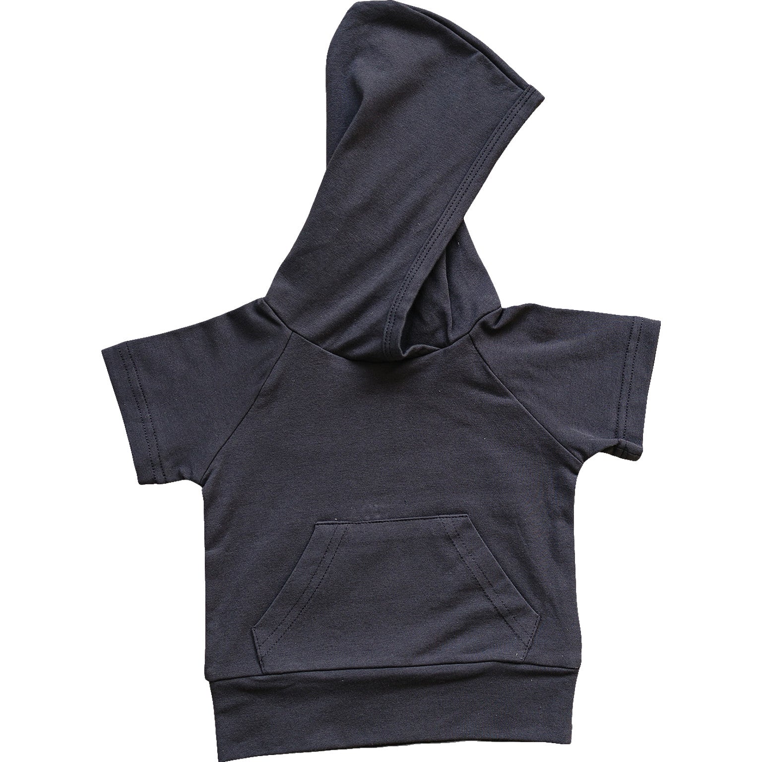Three Little Tots Slate Hooded Tee