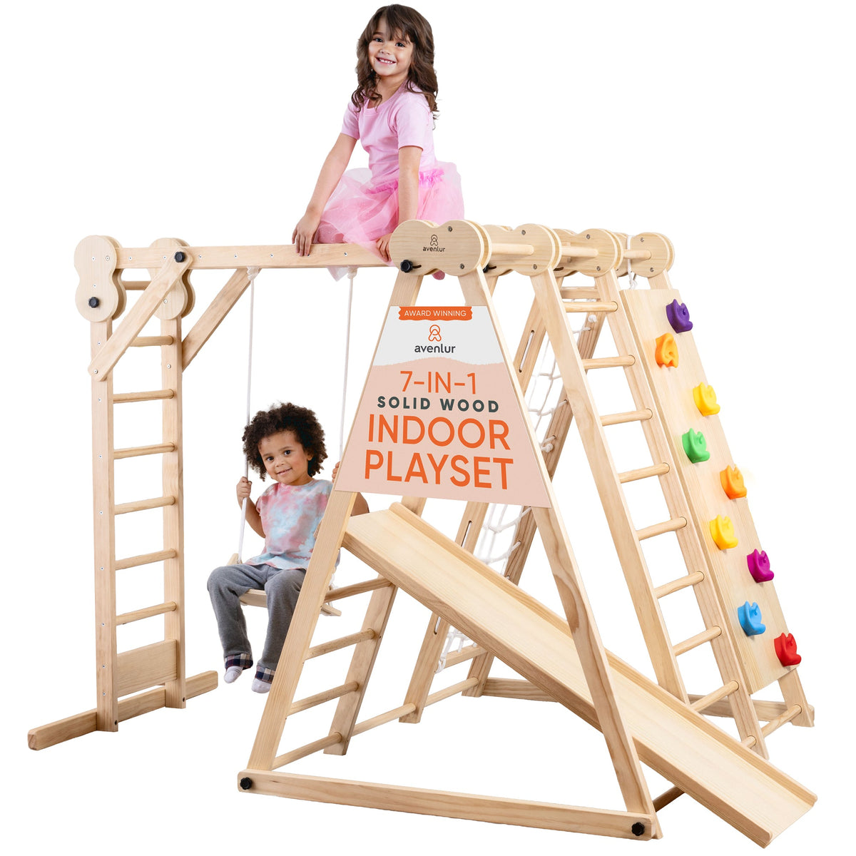 Three Little Tots Chestnut Foldable Jungle Gym, sixth additional photo