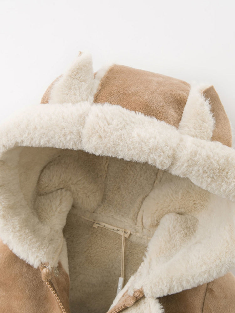Three Little Tots Thicken Coat Baby Warm Casual Cotton Jacket, extra product detail