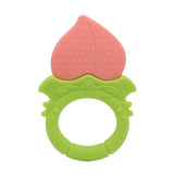 Three Little Tots Baby Teething Molar Rod Fruit Silicone, in Peach