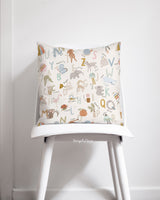 Three Little Tots Alphabet - Artisan Baby Pillows, in style #4