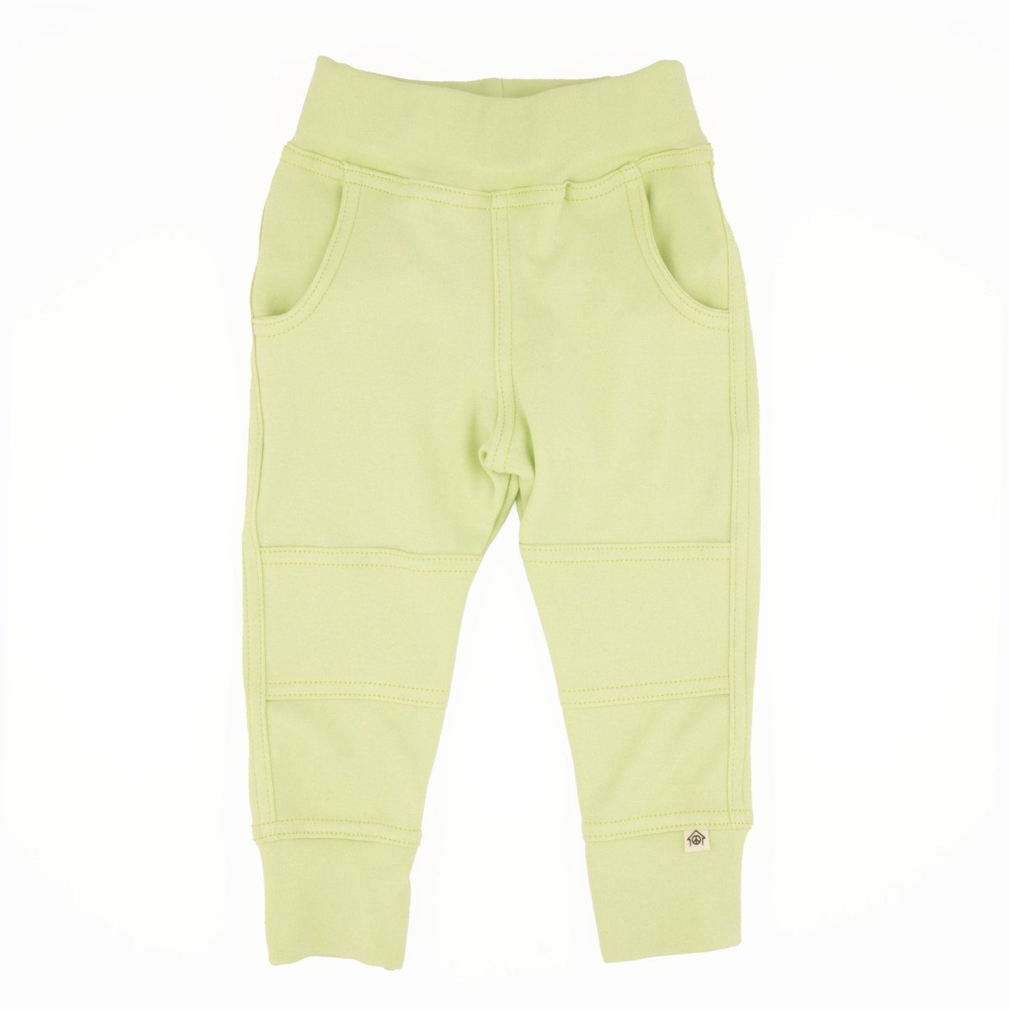 Three Little Tots Big Kid Simple Joggers, in Pear