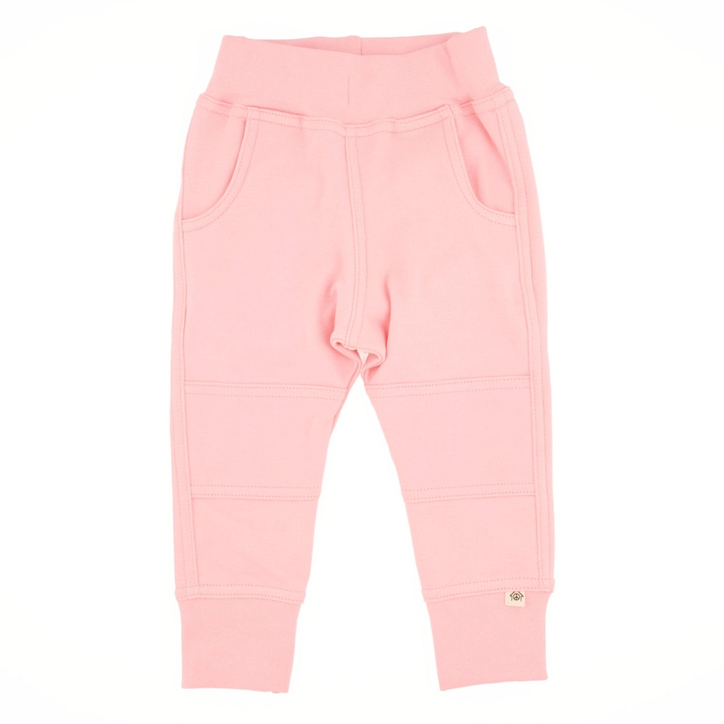 Three Little Tots Baby Simple Joggers, in Bubblegum