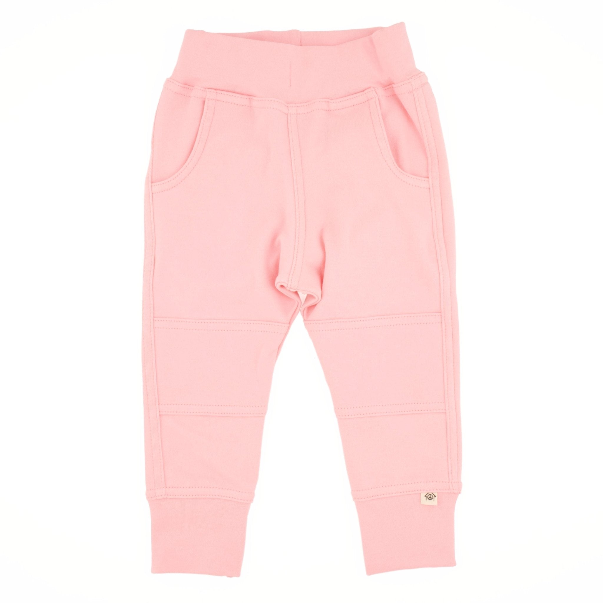 Three Little Tots Big Kid Simple Joggers, in Bubblegum
