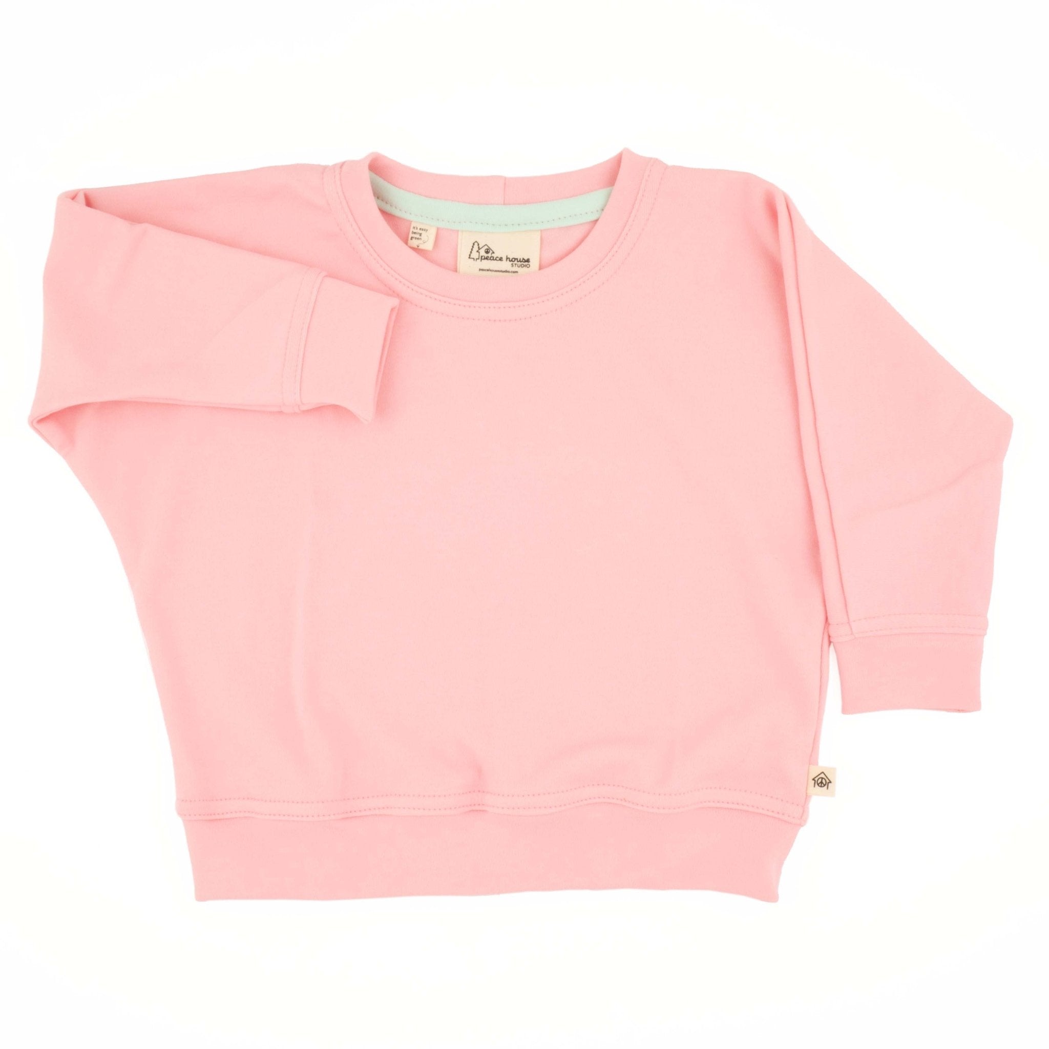Three Little Tots Baby Simple Sweatshirt, in Bubblegum