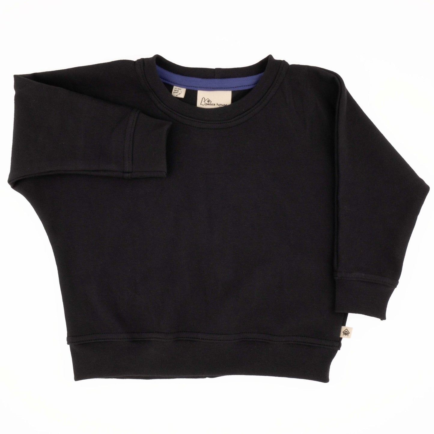 Three Little Tots Baby Simple Sweatshirt, in Meteorite