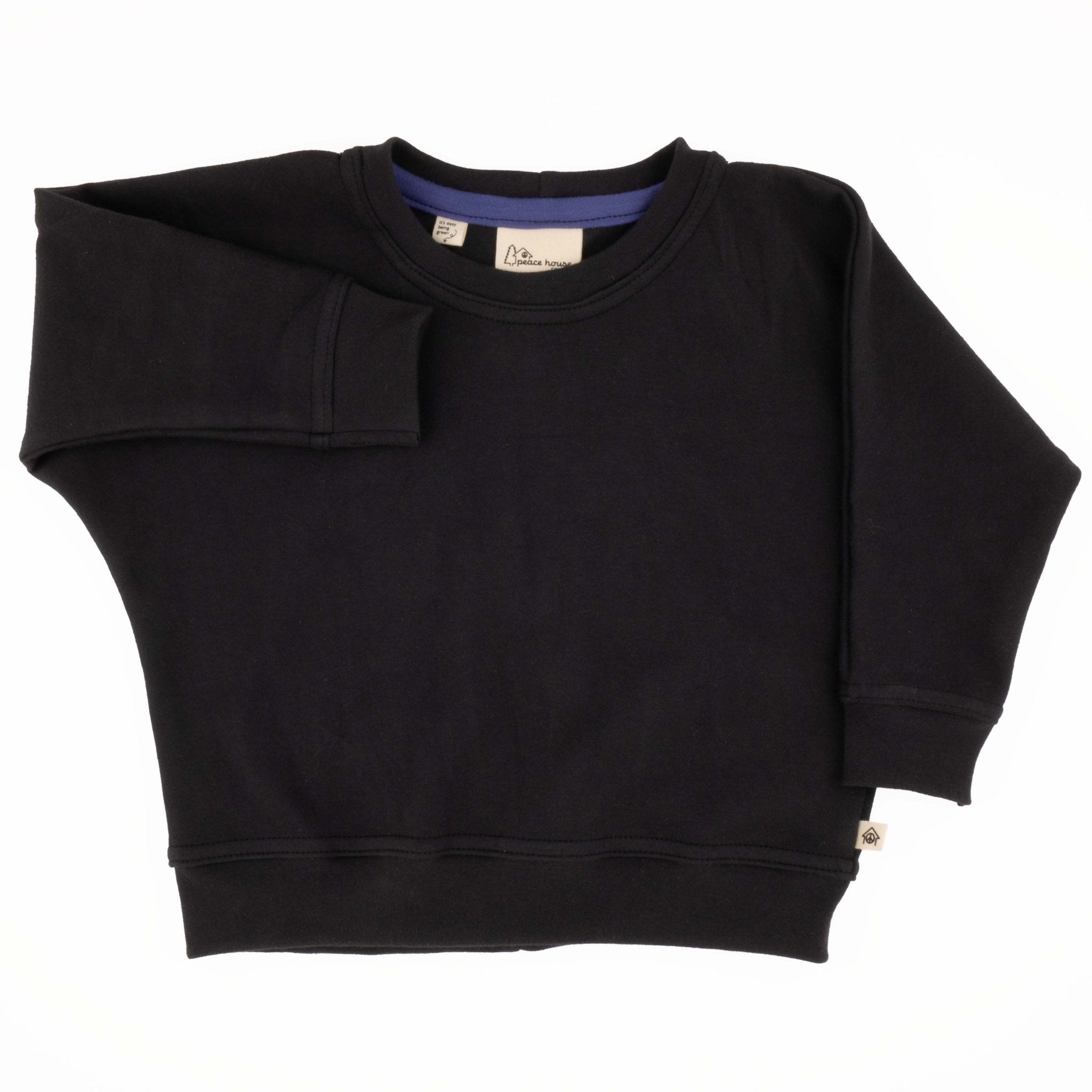 Three Little Tots Baby Simple Sweatshirt, in Meteorite