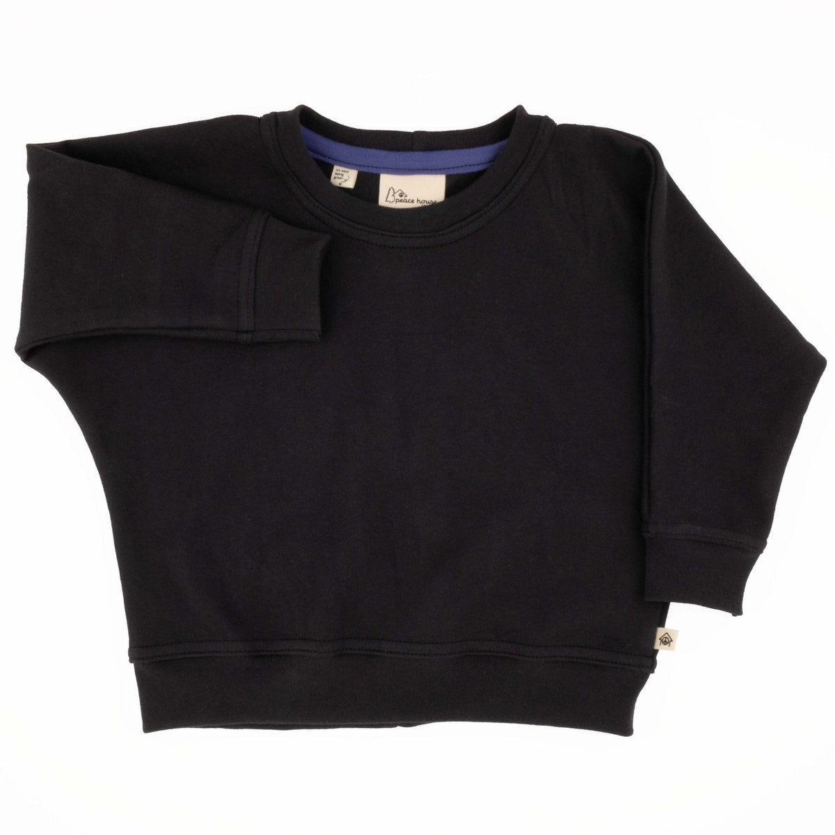 Three Little Tots Big Kid Simple Sweatshirt, in Meteorite