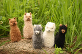 Three Little Tots Alpacadorable Hand Made Baby Alpaca Ornaments, alternate angle