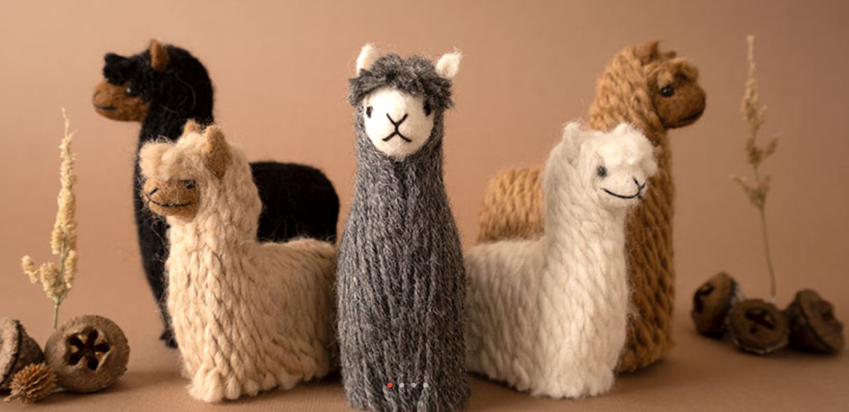 Three Little Tots Alpacadorable Hand Made Baby Alpaca Ornaments, seventh additional photo