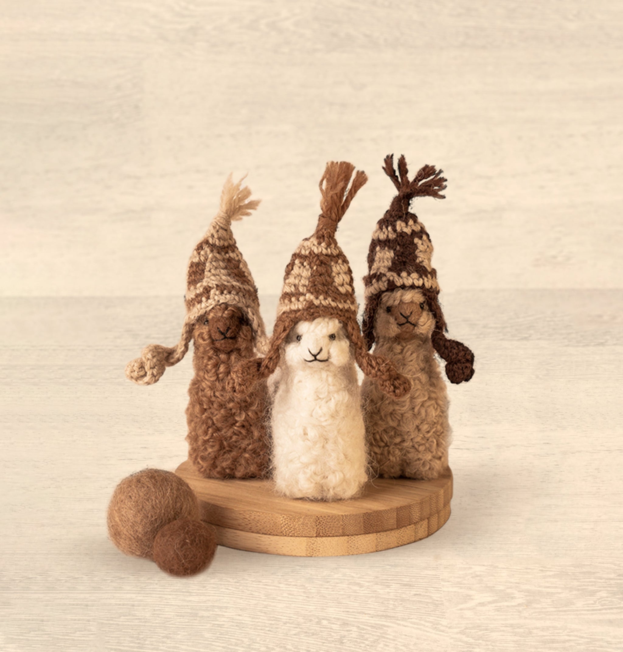 Three Little Tots Alpacadorable Hand Made Baby Alpaca Ornaments, fifth additional photo