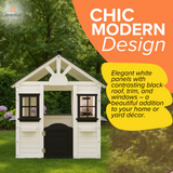 White Garden Outdoor Kids Playhouse