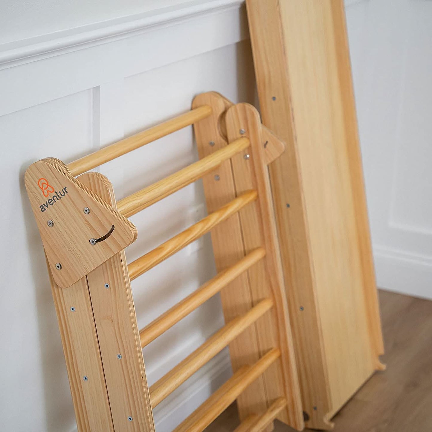 Three Little Tots Hazel Pikler Triangle Slide and Rocker Set, alternate angle